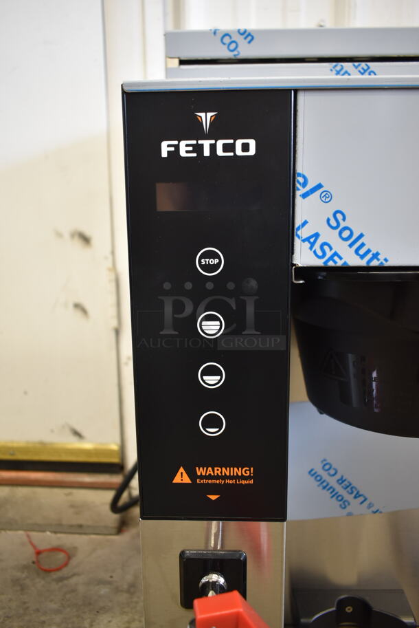 BRAND NEW! Fetco CBS-1231 Stainless Steel Commercial Countertop Coffee Machine w/ Hot Water Dispenser and Poly Brew Basket. 120 Volts, 1 Phase. Tested and Working! - Image 4 of 9