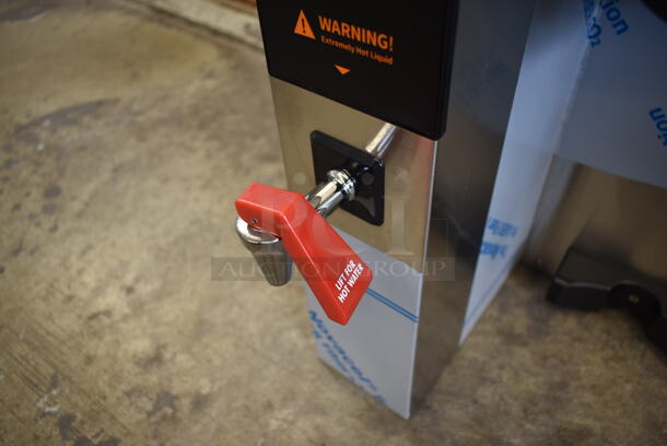 BRAND NEW! Fetco CBS-1231 Stainless Steel Commercial Countertop Coffee Machine w/ Hot Water Dispenser and Poly Brew Basket. 120 Volts, 1 Phase. Tested and Working! - Image 5 of 9