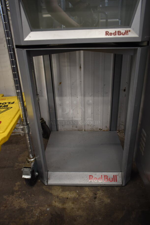 Red Bull RB-GDCT ECO LED Metal Commercial Mini Cooler Merchandiser on Stand. 115 Volts, 1 Phase. Tested and Working! - Image 5 of 8