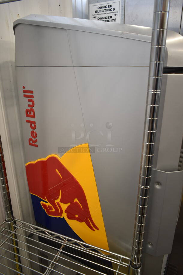 Red Bull RB-GDCT ECO LED Metal Commercial Mini Cooler Merchandiser on Stand. 115 Volts, 1 Phase. Tested and Working! - Image 8 of 8