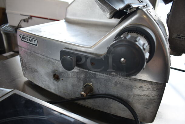Hobart 2912 Stainless Steel Commercial Countertop Automatic Meat Slicer. 115 Volts, 1 Phase.  Tested and Working! - Image 6 of 7