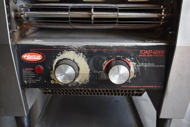 Hatco TQ-20BA Stainless Steel Commercial Countertop Electric Powered Toast-Qwik Bagel Bun Toaster Conveyor Oven. 208 Volts, 1 Phase.  - Image 3 of 7