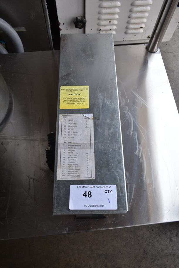 Stainless Steel Control Panel. - Image 1 of 6