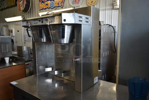 Fetco CBS-62H Stainless Steel Commercial Countertop Double Coffee Machine w/ Hot Water Dispenser and 2 Metal Brew Baskets. 120/208-240 Volts, 1 Phase. - Image 2 of 9