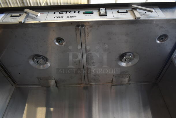 Fetco CBS-62H Stainless Steel Commercial Countertop Double Coffee Machine w/ Hot Water Dispenser and 2 Metal Brew Baskets. 120/208-240 Volts, 1 Phase. - Image 9 of 9