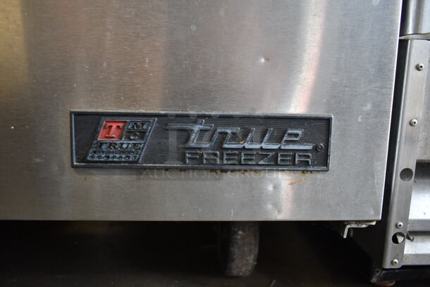 2013 True TUC-60F Stainless Steel Commercial 2 Door Undercounter Freezer on Commercial Casters. 115 Volts, 1 Phase. Tested and Working! - Image 4 of 7