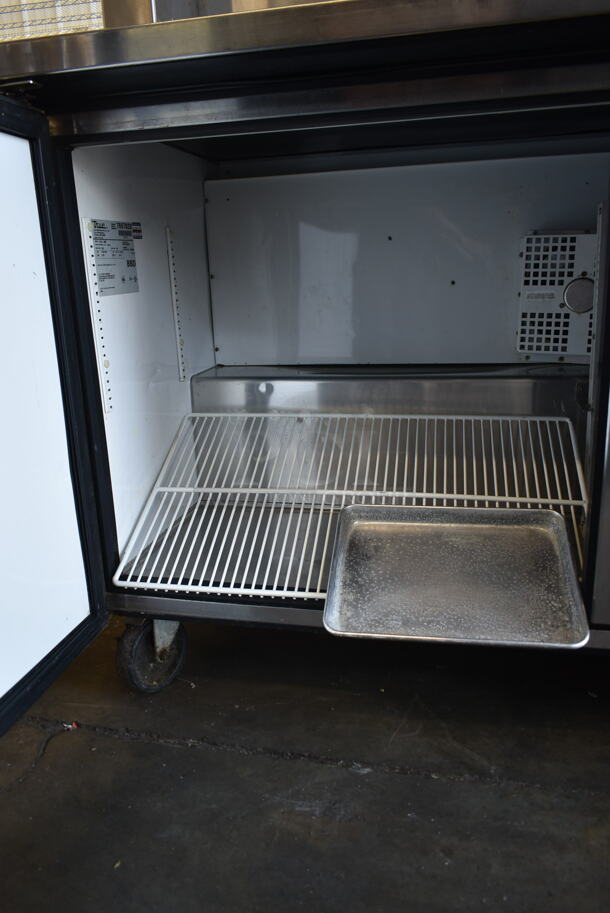 2013 True TUC-60F Stainless Steel Commercial 2 Door Undercounter Freezer on Commercial Casters. 115 Volts, 1 Phase. Tested and Working! - Image 5 of 7