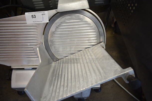 Univex Stainless Steel Commercial Countertop Meat Slicer w/ Blade Sharpener. Tested and Working! - Image 4 of 8