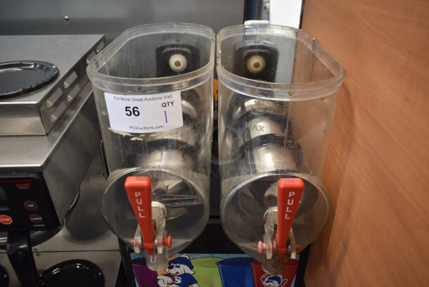 Ugolini NHT 2 UL AF BL Stainless Steel Commercial Countertop 2 Hopper Slushie Machine. No Lids. 115 Volts, 1 Phase. Cannot Test Due To Cut Power Cord - Image 3 of 5