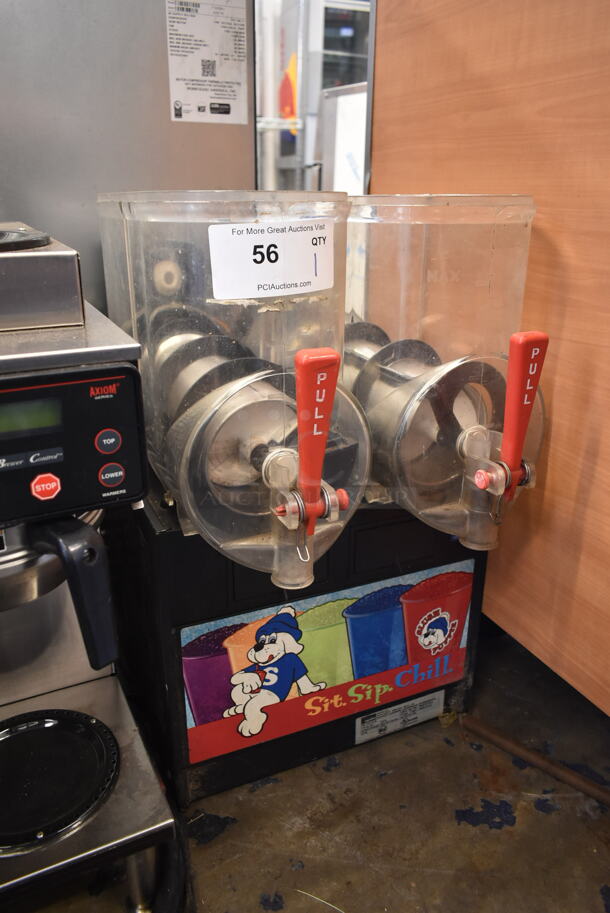 Ugolini NHT 2 UL AF BL Stainless Steel Commercial Countertop 2 Hopper Slushie Machine. No Lids. 115 Volts, 1 Phase. Cannot Test Due To Cut Power Cord - Image 4 of 5