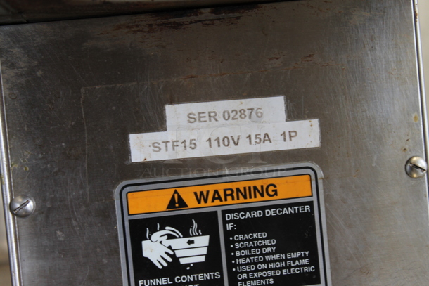 Bunn Stainless Steel Commercial Countertop 3 Burner Coffee Machine w/ Hot Water Dispenser and Metal Brew Basket. 110 Volts, 1 Phase. - Image 5 of 5