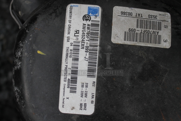 Tecumseh AWG1201EXN Metal Commercial Compressor. 208/230 Volts, 1 Phase. - Image 6 of 6