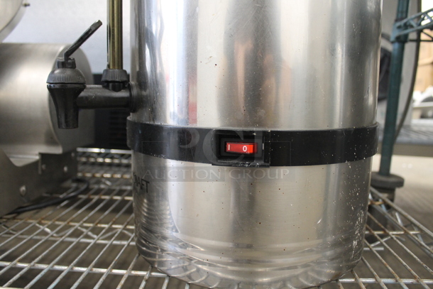 Adcraft Metal Coffee Maker. No Lid. 120 Volts, 1 Phase.  - Image 3 of 5