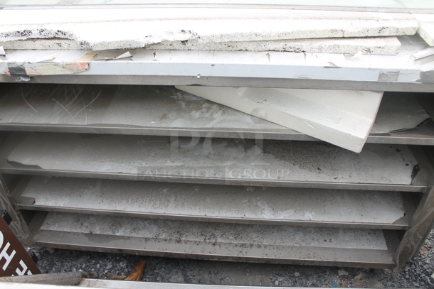 Stainless Steel Commercial Counter w/ Sneeze Guard and Under Shelves. - Image 4 of 4