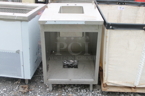 Stainless Steel Commercial Single Bay Sink.