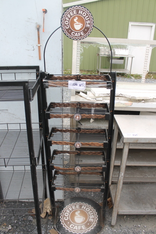 Black Metal 5 Tier Rack.