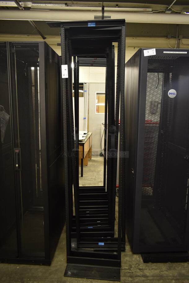 12 BRAND NEW! Chatsworth Products Inc 22Y9 Metal Commercial Floor Style Open Frame Server Rack. BUYER MUST REMOVE. 12 Times Your Bid! (CCS Basement) - Image 1 of 6