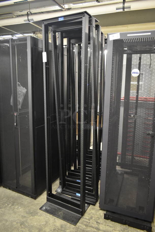 12 BRAND NEW! Chatsworth Products Inc 22Y9 Metal Commercial Floor Style Open Frame Server Rack. BUYER MUST REMOVE. 12 Times Your Bid! (CCS Basement) - Image 2 of 6