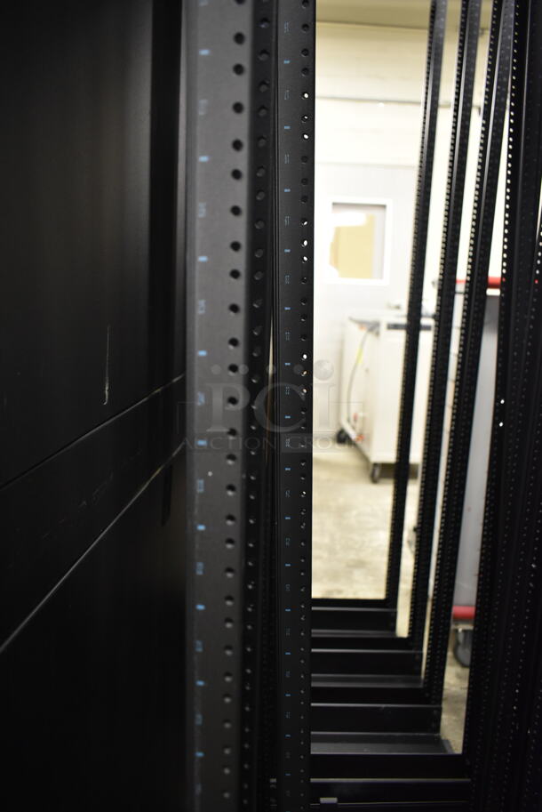 12 BRAND NEW! Chatsworth Products Inc 22Y9 Metal Commercial Floor Style Open Frame Server Rack. BUYER MUST REMOVE. 12 Times Your Bid! (CCS Basement) - Image 4 of 6