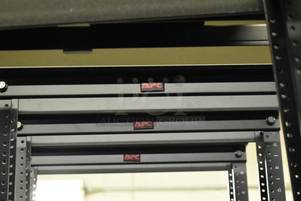 12 BRAND NEW! Chatsworth Products Inc 22Y9 Metal Commercial Floor Style Open Frame Server Rack. BUYER MUST REMOVE. 12 Times Your Bid! (CCS Basement) - Image 6 of 6