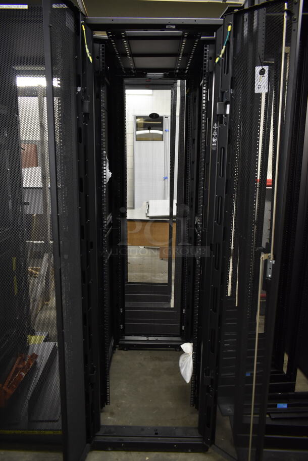BRAND NEW! APC  Metal Commercial Floor Style NetShelter SC Enclosure Cabinet. BUYER MUST REMOVE. (CCS Basement) - Image 4 of 9