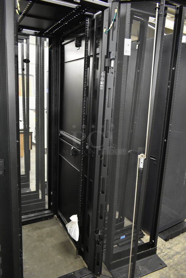 BRAND NEW! APC  Metal Commercial Floor Style NetShelter SC Enclosure Cabinet. BUYER MUST REMOVE. (CCS Basement) - Image 5 of 9