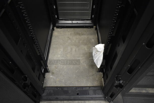 BRAND NEW! APC  Metal Commercial Floor Style NetShelter SC Enclosure Cabinet. BUYER MUST REMOVE. (CCS Basement) - Image 7 of 9