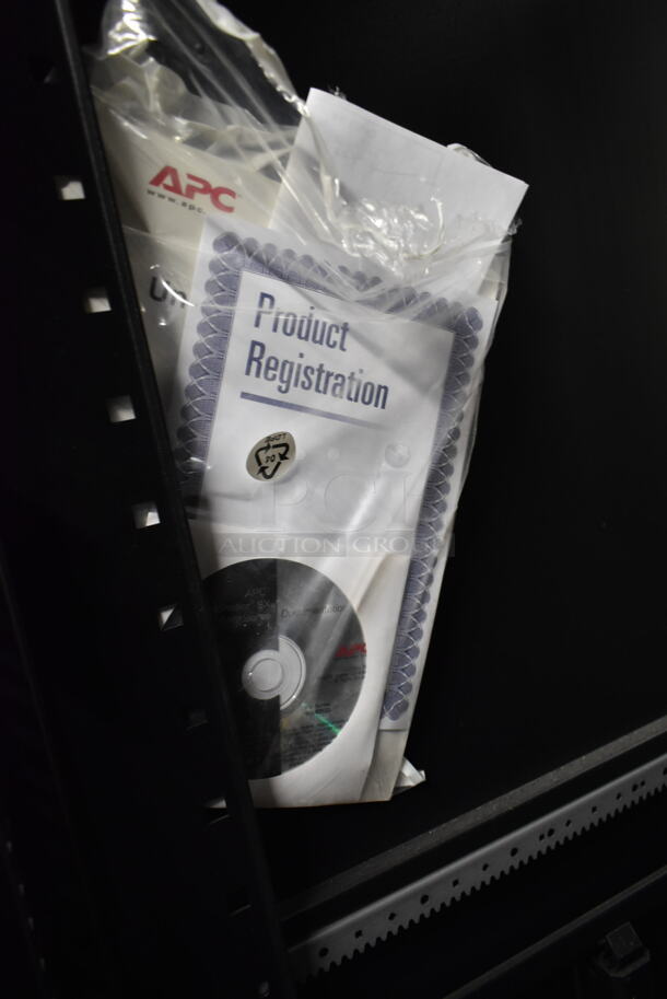 BRAND NEW! APC  Metal Commercial Floor Style NetShelter SC Enclosure Cabinet. BUYER MUST REMOVE. (CCS Basement) - Image 9 of 9