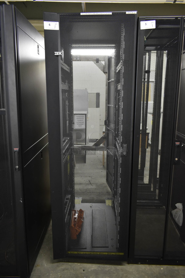 BRAND NEW! IBM Metal Commercial Floor Style NetShelter SC Enclosure Cabinet. BUYER MUST REMOVE. (CCS Basement) - Image 1 of 8