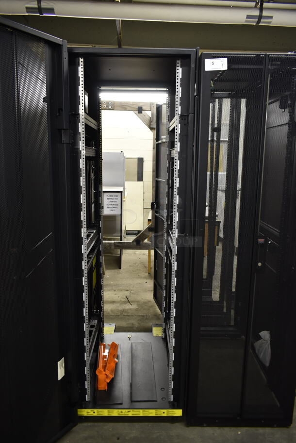 BRAND NEW! IBM Metal Commercial Floor Style NetShelter SC Enclosure Cabinet. BUYER MUST REMOVE. (CCS Basement) - Image 5 of 8