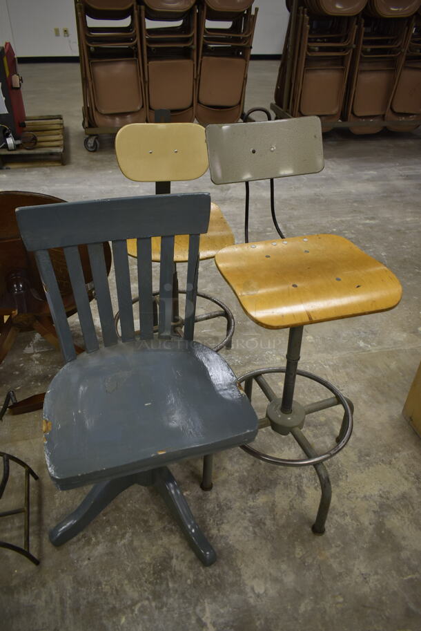 9 Various Items Including Office Chairs, Folding Lawn Chair and Shelving Unit. 9 Times Your Bid! (Main Building) - Image 7 of 7