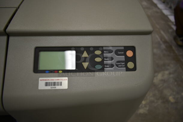 HP C7770B Metal Floor Style Large Format Printer on Casters. 100-240 Volts, 1 Phase. Was In Working Condition When Class Ended. (Main Building) - Image 3 of 9