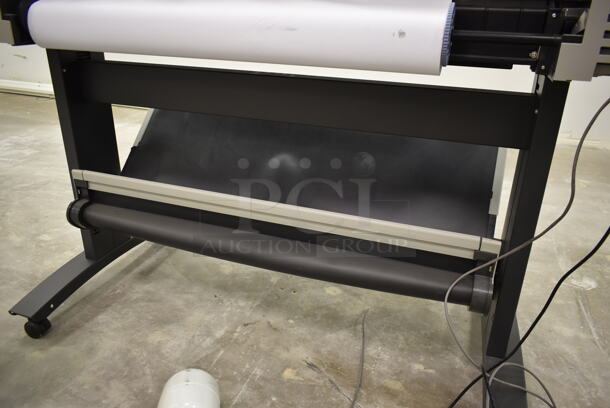 HP C7770B Metal Floor Style Large Format Printer on Casters. 100-240 Volts, 1 Phase. Was In Working Condition When Class Ended. (Main Building) - Image 8 of 9