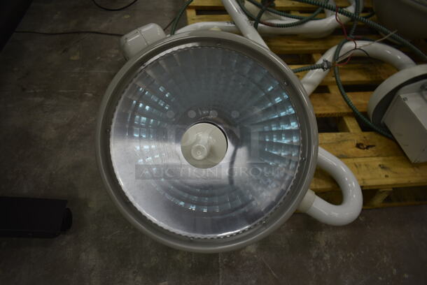 PALLET LOT of 2 White Metal Light Fixtures. 2 Times Your Bid! (Main Building) - Image 4 of 7