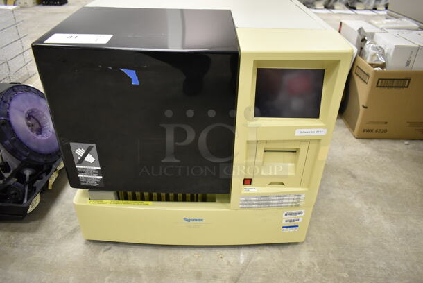 Sysmex CA-540 Metal Countertop Automated Blood Coagulation Analyzer. 117 Volts, 1 Phase. (Main Building) - Image 3 of 7