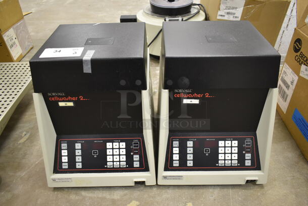 2 Sorvall Cellwasher 2 Metal Countertop Cell Washer Machine. 115 Volts, 1 Phase. 2 Times Your Bid! (Main Building) - Image 3 of 11