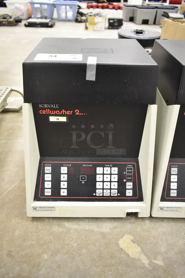 2 Sorvall Cellwasher 2 Metal Countertop Cell Washer Machine. 115 Volts, 1 Phase. 2 Times Your Bid! (Main Building) - Image 4 of 11