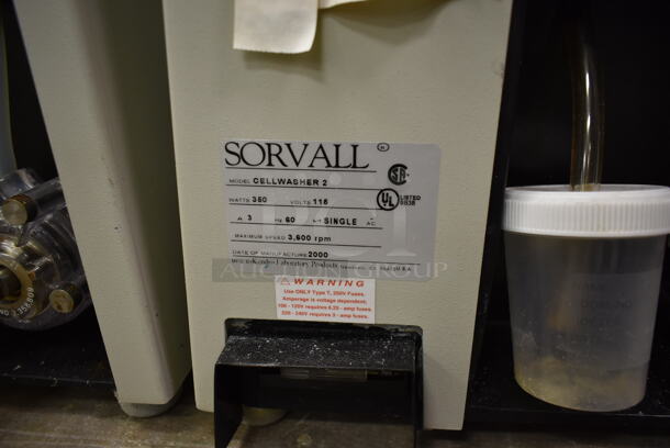 2 Sorvall Cellwasher 2 Metal Countertop Cell Washer Machine. 115 Volts, 1 Phase. 2 Times Your Bid! (Main Building) - Image 10 of 11
