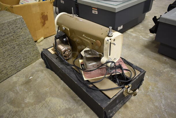 Kenmore 1120 Metal Countertop Sewing Machine in Hard Case. (Main Building) - Image 4 of 9