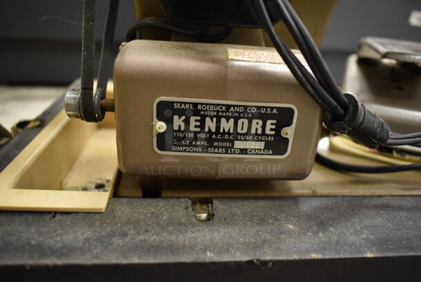 Kenmore 1120 Metal Countertop Sewing Machine in Hard Case. (Main Building) - Image 5 of 9