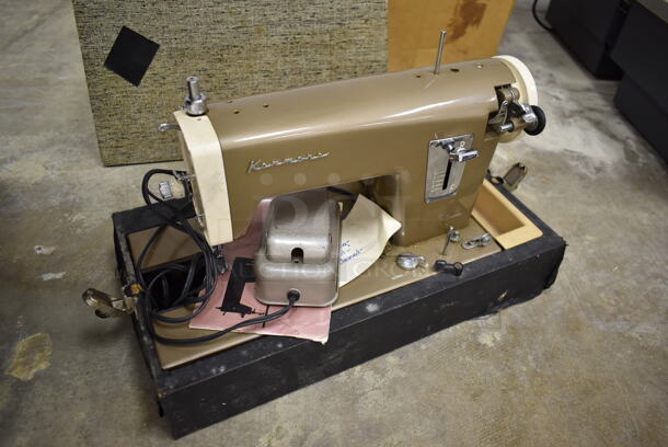 Kenmore 1120 Metal Countertop Sewing Machine in Hard Case. (Main Building) - Image 7 of 9