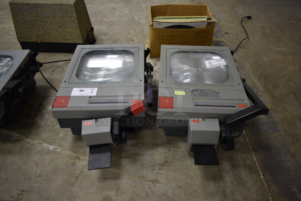 2 3M 900 AJA Metal Countertop Overhead Projectors. 2 Times Your Bid! (Main Building) - Image 1 of 8