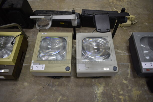 2 3M 1740 Metal Countertop Overhead Projectors. 120 Volts, 1 Phase. 2 Times Your Bid! (Main Building) - Image 3 of 5