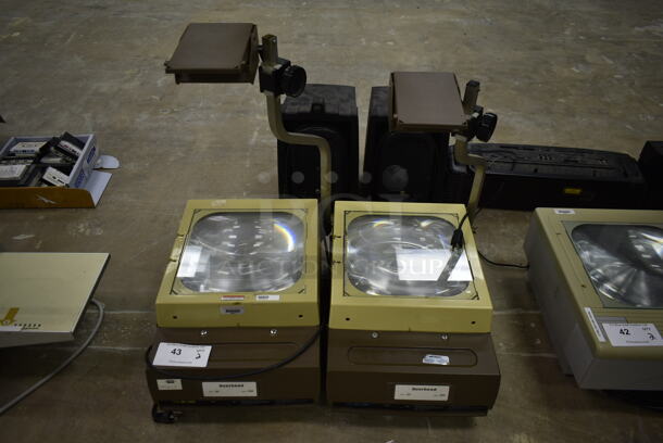 2 Elmo HP-L355/HP-L290 Metal Countertop Overhead Projectors. 120 Volts, 1 Phase. 2 Times Your Bid! (Main Building) - Image 1 of 9