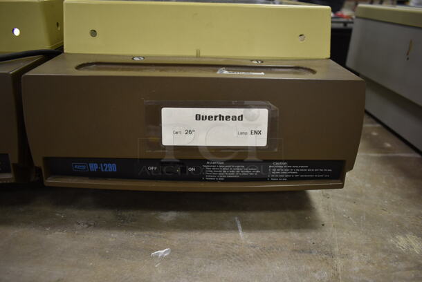 2 Elmo HP-L355/HP-L290 Metal Countertop Overhead Projectors. 120 Volts, 1 Phase. 2 Times Your Bid! (Main Building) - Image 6 of 9