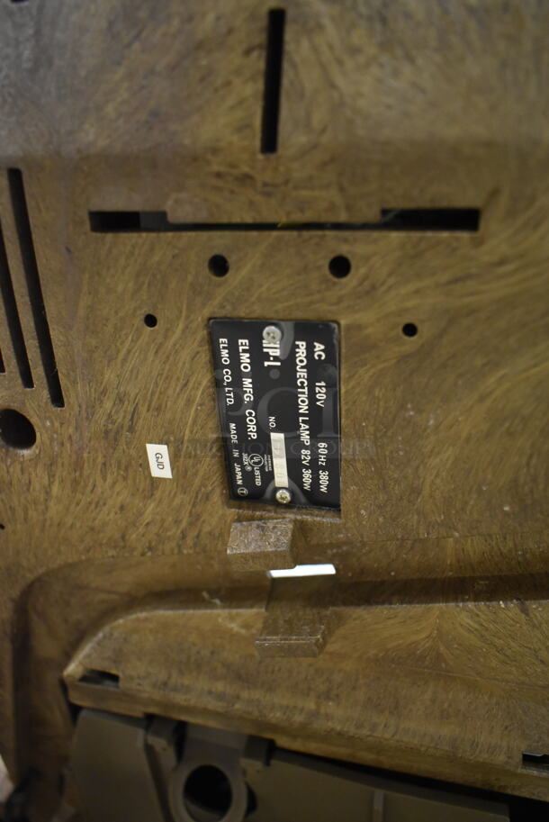 2 Elmo HP-L355/HP-L290 Metal Countertop Overhead Projectors. 120 Volts, 1 Phase. 2 Times Your Bid! (Main Building) - Image 8 of 9