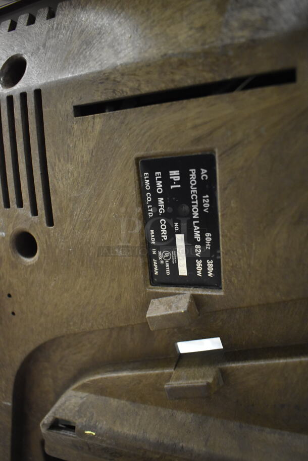 2 Elmo HP-L355/HP-L290 Metal Countertop Overhead Projectors. 120 Volts, 1 Phase. 2 Times Your Bid! (Main Building) - Image 9 of 9