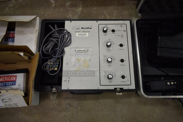 ALL ONE MONEY! Lot of Various Items Including 2 Batteries, DataSim Patient Simulator and Panasonic Recorder in Hard Case. (Main Building) - Image 3 of 10