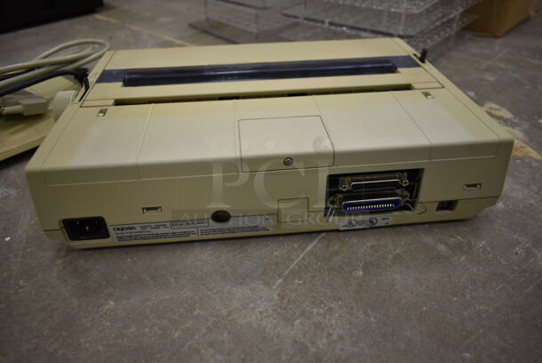 2 Items; GEM GL-821A 17" LCD Monitor and Okidata GE5256K Monochrome Impact Printer. 2 Times Your Bid! (Main Building) - Image 9 of 10