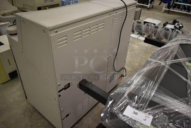Ortho Vitros 250 Chemistry Analyzer System w/ TVM Low Radiation Color Monitor on Stand. Was In Working Condition When Class Ended. (Main Building) - Image 4 of 10